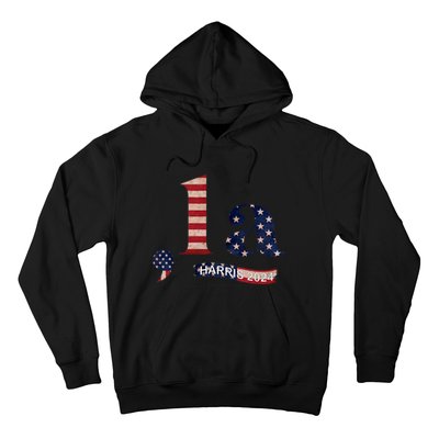 Comma La Kamala Harris For President 2024 Funny Kamala Us Hoodie