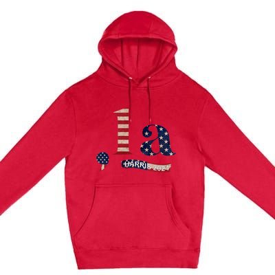 Comma La Kamala Harris For President 2024 Funny Kamala Us Premium Pullover Hoodie