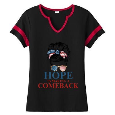 Cat Ladies Kamala Usa Democrats Hope Is Making Comeback Gift Ladies Halftime Notch Neck Tee