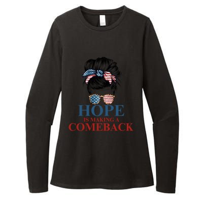 Cat Ladies Kamala Usa Democrats Hope Is Making Comeback Gift Womens CVC Long Sleeve Shirt