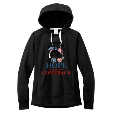 Cat Ladies Kamala Usa Democrats Hope Is Making Comeback Gift Women's Fleece Hoodie