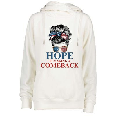 Cat Ladies Kamala Usa Democrats Hope Is Making Comeback Gift Womens Funnel Neck Pullover Hood