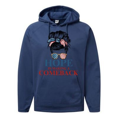 Cat Ladies Kamala Usa Democrats Hope Is Making Comeback Gift Performance Fleece Hoodie