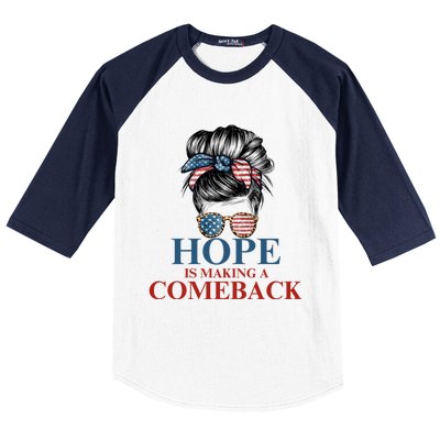 Cat Ladies Kamala Usa Democrats Hope Is Making Comeback Gift Baseball Sleeve Shirt