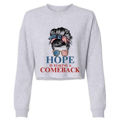 Cat Ladies Kamala Usa Democrats Hope Is Making Comeback Gift Cropped Pullover Crew