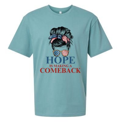 Cat Ladies Kamala Usa Democrats Hope Is Making Comeback Gift Sueded Cloud Jersey T-Shirt