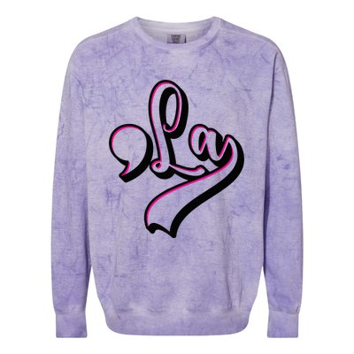 Comma La Kamala Harris Premium Colorblast Crewneck Sweatshirt