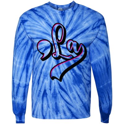 Comma La Kamala Harris Premium Tie-Dye Long Sleeve Shirt