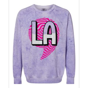 Comma La Kamala Harris Premium Colorblast Crewneck Sweatshirt