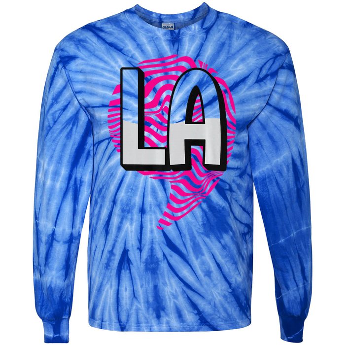 Comma La Kamala Harris Premium Tie-Dye Long Sleeve Shirt