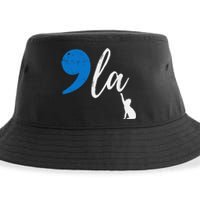 Comma +  La Kamala Harris Vote For Childless Cat Ladies Sustainable Bucket Hat