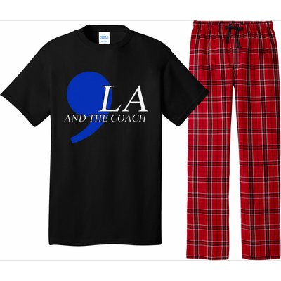 Comma La Kamala Harris Tim Walz Coach 2024 La Comma Pajama Set