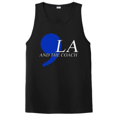 Comma La Kamala Harris Tim Walz Coach 2024 La Comma PosiCharge Competitor Tank