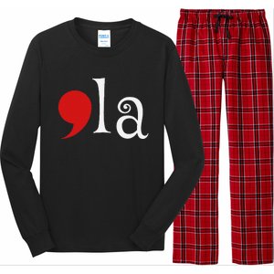 Comma La Kamala Harris 2024 Presidential Political Campaign Long Sleeve Pajama Set