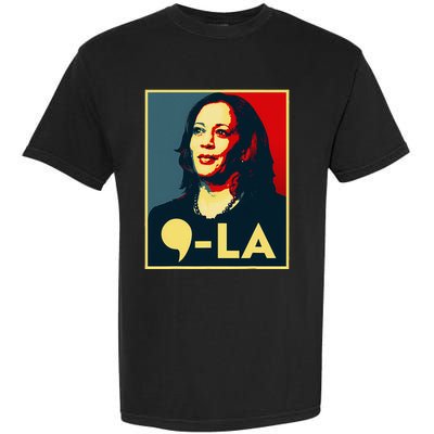 Comma La Kamala Harris 2024 Vote For 2024 President Garment-Dyed Heavyweight T-Shirt