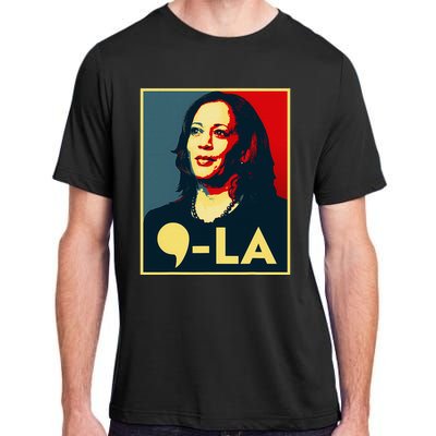 Comma La Kamala Harris 2024 Vote For 2024 President Adult ChromaSoft Performance T-Shirt