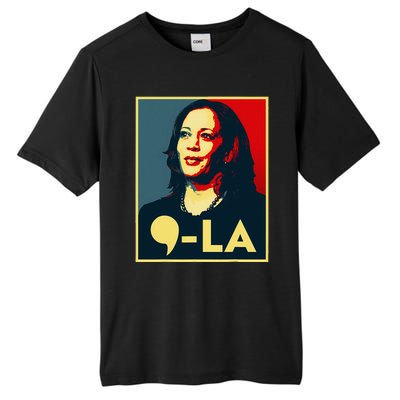 Comma La Kamala Harris 2024 Vote For 2024 President Tall Fusion ChromaSoft Performance T-Shirt