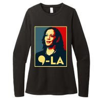 Comma La Kamala Harris 2024 Vote For 2024 President Womens CVC Long Sleeve Shirt