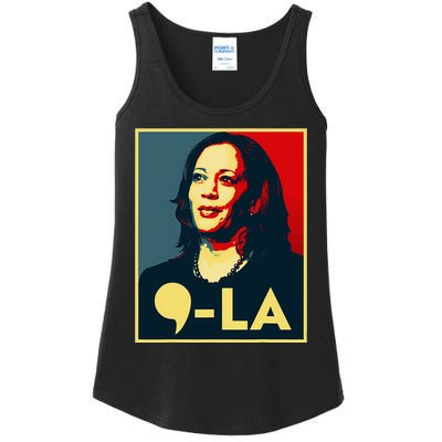 Comma La Kamala Harris 2024 Vote For 2024 President Ladies Essential Tank