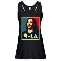 Comma La Kamala Harris 2024 Vote For 2024 President Ladies Essential Flowy Tank