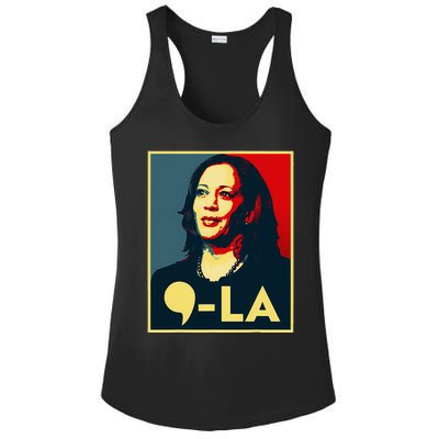 Comma La Kamala Harris 2024 Vote For 2024 President Ladies PosiCharge Competitor Racerback Tank