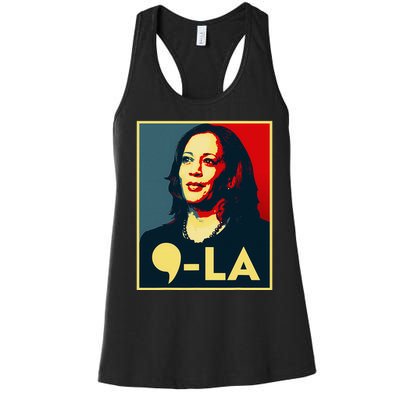 Comma La Kamala Harris 2024 Vote For 2024 President Women's Racerback Tank