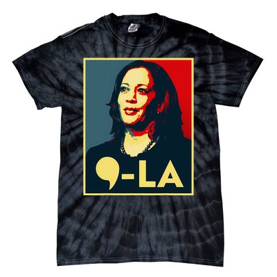 Comma La Kamala Harris 2024 Vote For 2024 President Tie-Dye T-Shirt