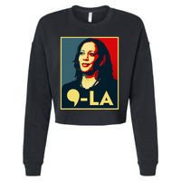 Comma La Kamala Harris 2024 Vote For 2024 President Cropped Pullover Crew