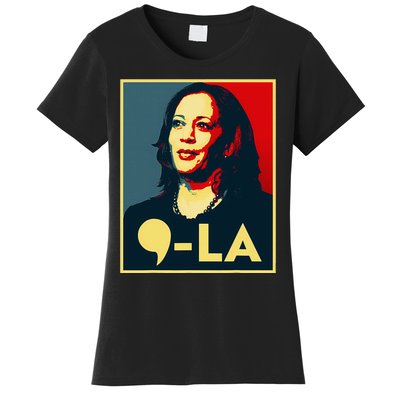 Comma La Kamala Harris 2024 Vote For 2024 President Women's T-Shirt