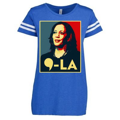 Comma La Kamala Harris 2024 Vote For 2024 President Enza Ladies Jersey Football T-Shirt