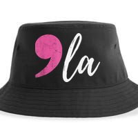 Comma + La Kamala Harris For President 2024 Election Sustainable Bucket Hat