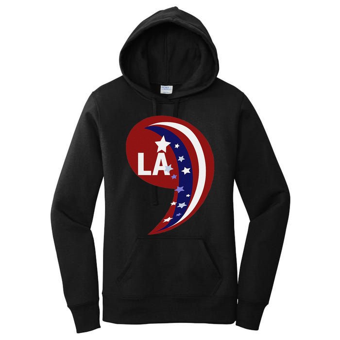 Comma La Kamala Harris 2024 Blue Comfort Women's Pullover Hoodie