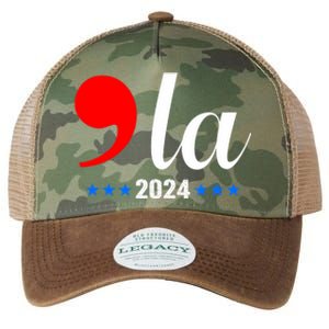 Comma + La Kamala Harris For President 2024 Election Legacy Tie Dye Trucker Hat