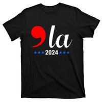 Comma + La Kamala Harris For President 2024 Election T-Shirt