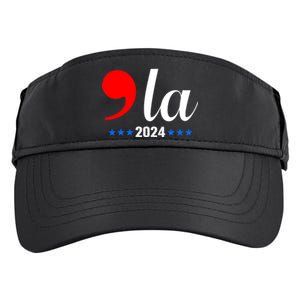 Comma + La Kamala Harris For President 2024 Election Adult Drive Performance Visor