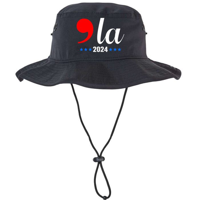 Comma + La Kamala Harris For President 2024 Election Legacy Cool Fit Booney Bucket Hat