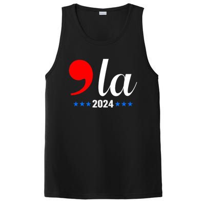 Comma + La Kamala Harris For President 2024 Election PosiCharge Competitor Tank