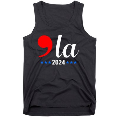 Comma + La Kamala Harris For President 2024 Election Tank Top