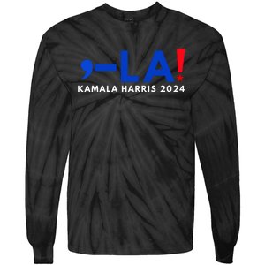 Comma La Kamala Harris 2024 Tie-Dye Long Sleeve Shirt