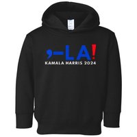 Comma La Kamala Harris 2024 Toddler Hoodie