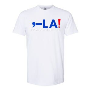 Comma La Kamala Harris 2024 Softstyle CVC T-Shirt