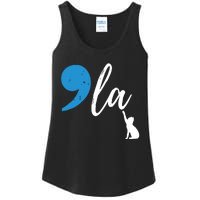 Comma La Kamala Harris Vote For Childless Cat Ladies Ladies Essential Tank