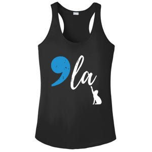 Comma La Kamala Harris Vote For Childless Cat Ladies Ladies PosiCharge Competitor Racerback Tank