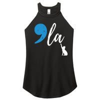 Comma La Kamala Harris Vote For Childless Cat Ladies Women's Perfect Tri Rocker Tank