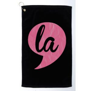 Comma + La Kamala Harris Vp 2024 Election Aka Soror Voting Platinum Collection Golf Towel