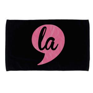 Comma + La Kamala Harris Vp 2024 Election Aka Soror Voting Microfiber Hand Towel