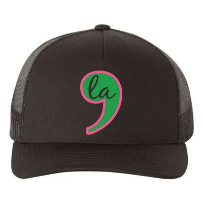 Comma La Kamala Harris Vote 2024 Yupoong Adult 5-Panel Trucker Hat