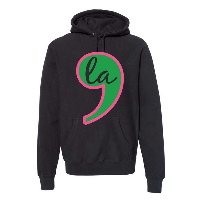 Comma La Kamala Harris Vote 2024 Premium Hoodie