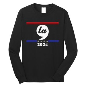 Comma La Kamala Harris 2024 Long Sleeve Shirt