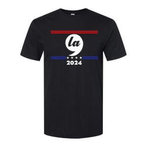 Comma La Kamala Harris 2024 Softstyle CVC T-Shirt